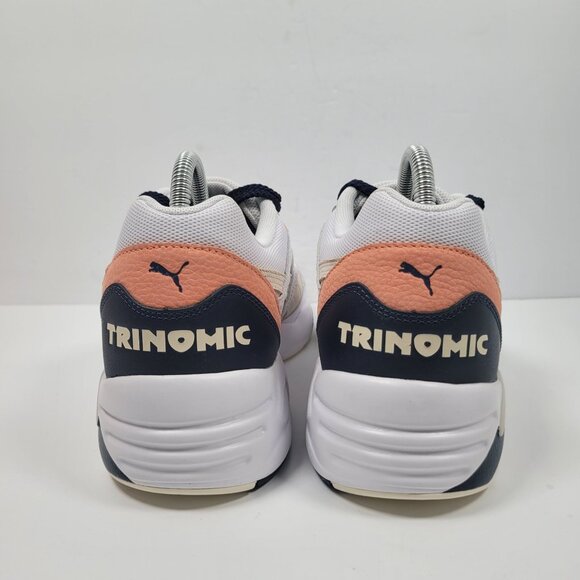 Puma Trinomic Men's White Orange Sneakers 383534-01 US Size 11.5 - Picture 4 of 8